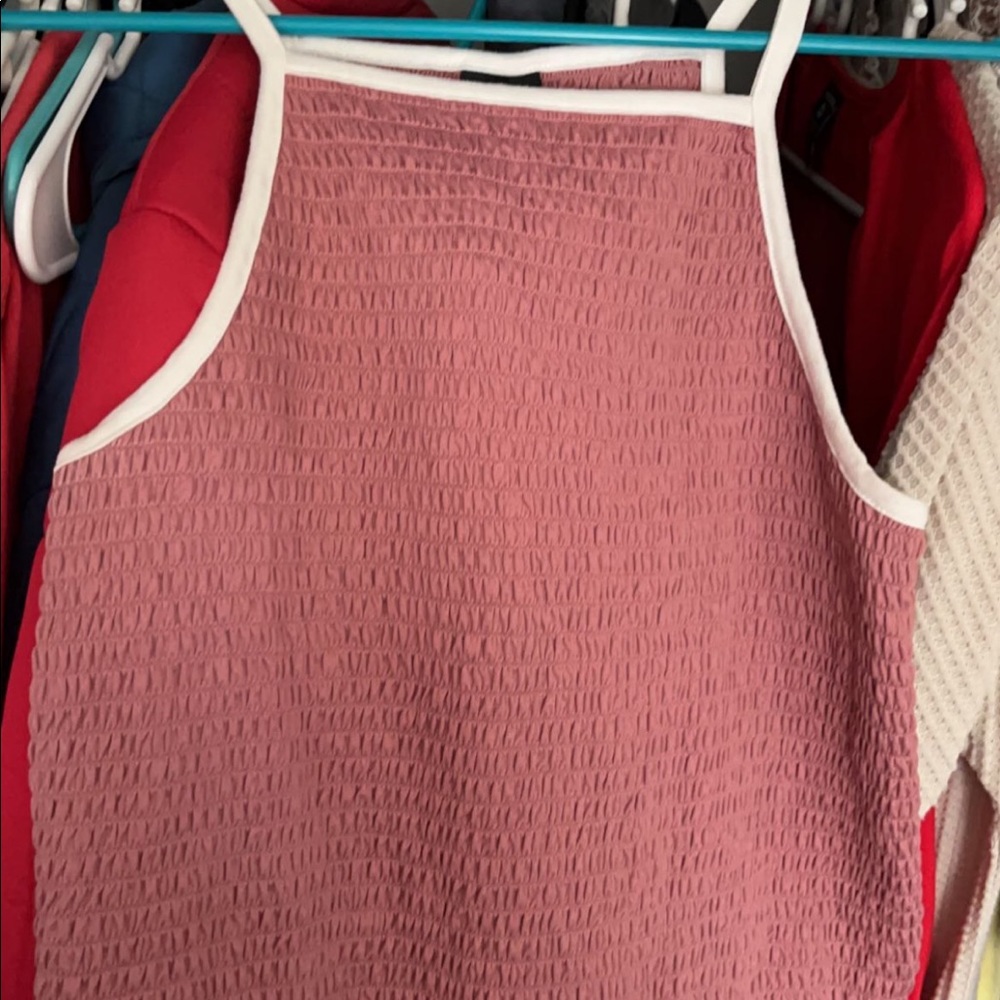 Ruffle Cropped tank
